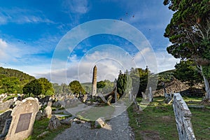 Glendalough village in Wicklow, Ireland