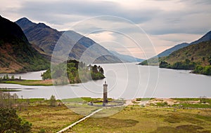 Glenfinnan monument at Loch Shiel