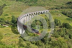 Glenfinnan Viaduct, Lochaber, Highlands, Scotland