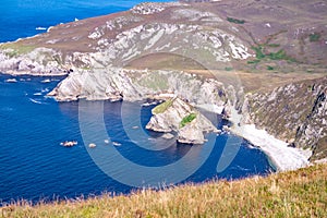 Glenlough bay between Port and Ardara in County Donegal is Irelands most remote bay
