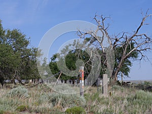 Glenrio, one of America`s ghost towns in New Mexico