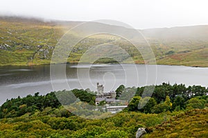 Glenveagh Castle in the middle of Glenveagh National Park, County Donegal, Ireland