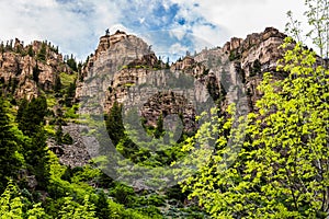 Glenwood Canyon in Colorado