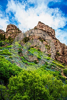 Glenwood Canyon in Colorado photo