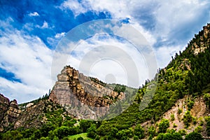 Glenwood Canyon in Colorado photo
