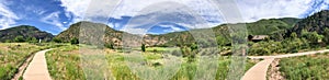 Glenwood Canyon panoramic view, USA