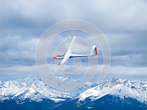 Glider in the air photo