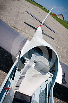 Glider cockpit