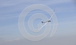 Glider high in the sky.