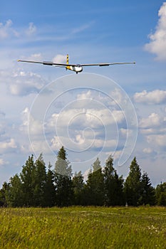 Glider landing