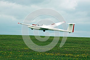 Glider landing