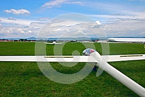 Glider take off