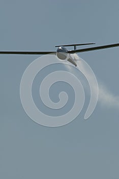 Gliders arriving back from a flight.