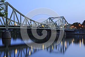 Glienicker bridge in the evening