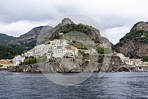A glimpse of Amalfi on the Amalfi coast