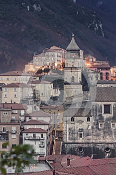 Glimpse of the city of Campagna in the province of Salerno