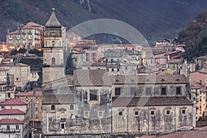 Glimpse of the city of Campagna in the province of Salerno photo
