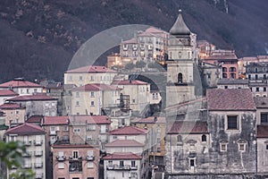 Glimpse of the city of Campagna in the province of Salerno photo