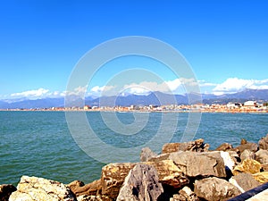 Glimpse of the coast