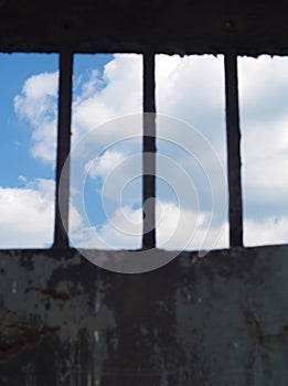 A glimpse of freedom - sky in focus