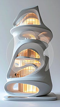 Innovative Sculptural Building Design Concept