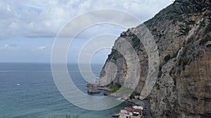 Glimpse of the landscape in the city of Meta di Sorrento