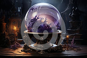 Glimpse into the Mystical: The Divining Crystal Ball\'s Magical Visions – AI Generated 17