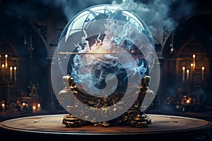 Glimpse into the Mystical: The Divining Crystal Ball\'s Magical Visions – AI Generated 20