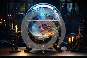 Glimpse into the Mystical: The Divining Crystal Ball\'s Magical Visions – AI Generated 21