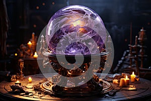 Glimpse into the Mystical: The Divining Crystal Ball\'s Magical Visions – AI Generated 3