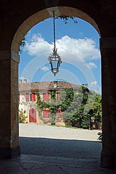 Glimpse from the porch of a venetian villa