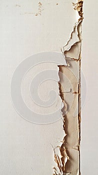 A Glimpse of Time, The Beauty of Decay in a Ripped Piece of Cardboard