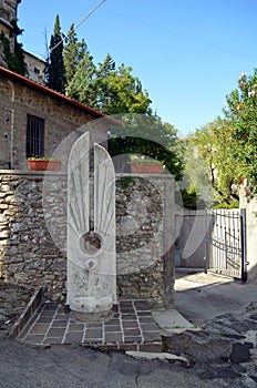 Glimpse of a typical medieval village