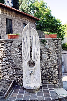 Glimpse of a typical medieval village