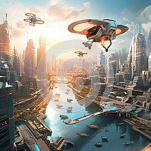 Glimpses of Tomorrow: Drones as Trailblazers of Technological Advancement photo