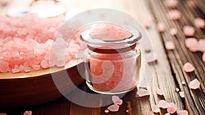 glisten pink sea salt photo