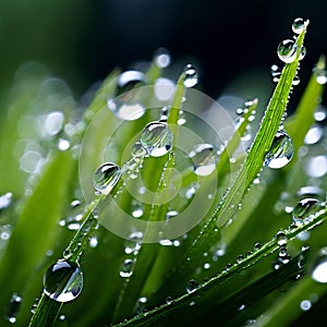 glistening dewdrops close up k uhd very detailed high quality