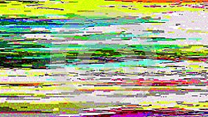 Glitch art signal error pixel noise pattern motion