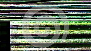 Glitch background color distortion vhs noise grain