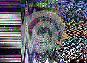 Glitch background Computer screen error Digital pixel noise abstract design Photo glitch Television signal fail Data