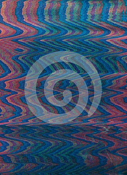 Glitch background noise effect blue pink artifact