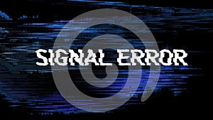 Glitch background. System crash. Broadcast error. Technical problem. 3D rendering