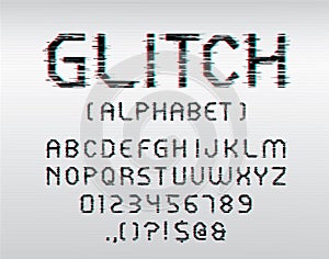 Glitch font