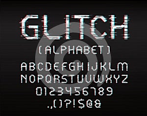 Glitch font