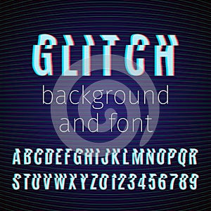 Glitch font