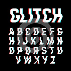 Glitch font