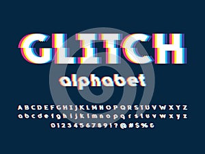 Glitch font