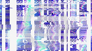 Glitch Pattern Colorful Digital Vector Background