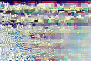 Glitch pixel digital pattern noise,  artifact