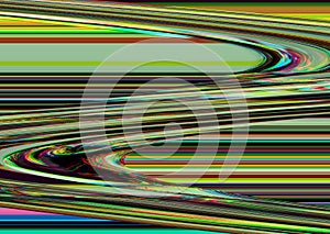 Glitch psychedelic background Old TV screen error Digital pixel noise abstract design Photo glitch Television signal